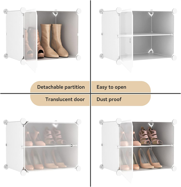 Shoe rack with cover
